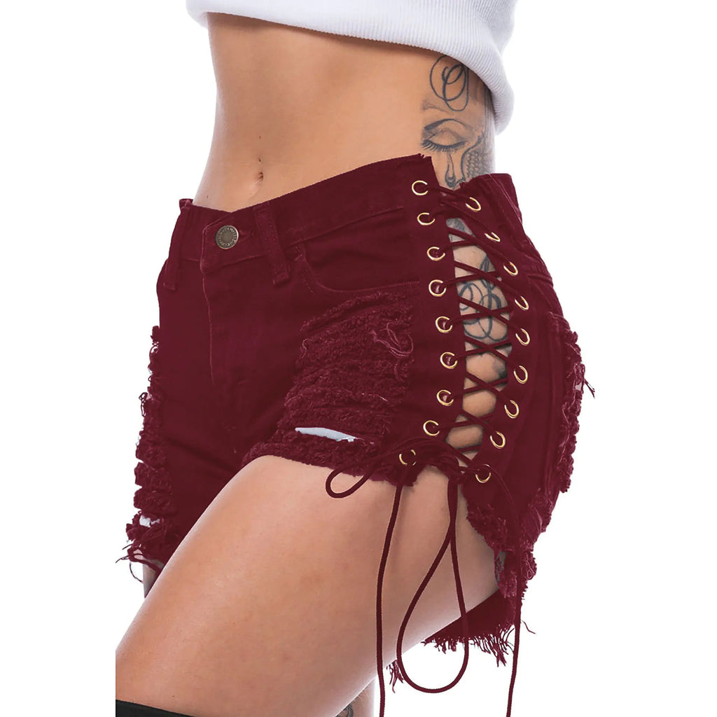 Torn Jean Shorts