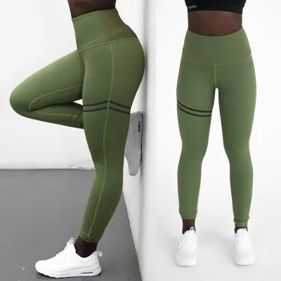 High Waist Elastic Women's Leggings
