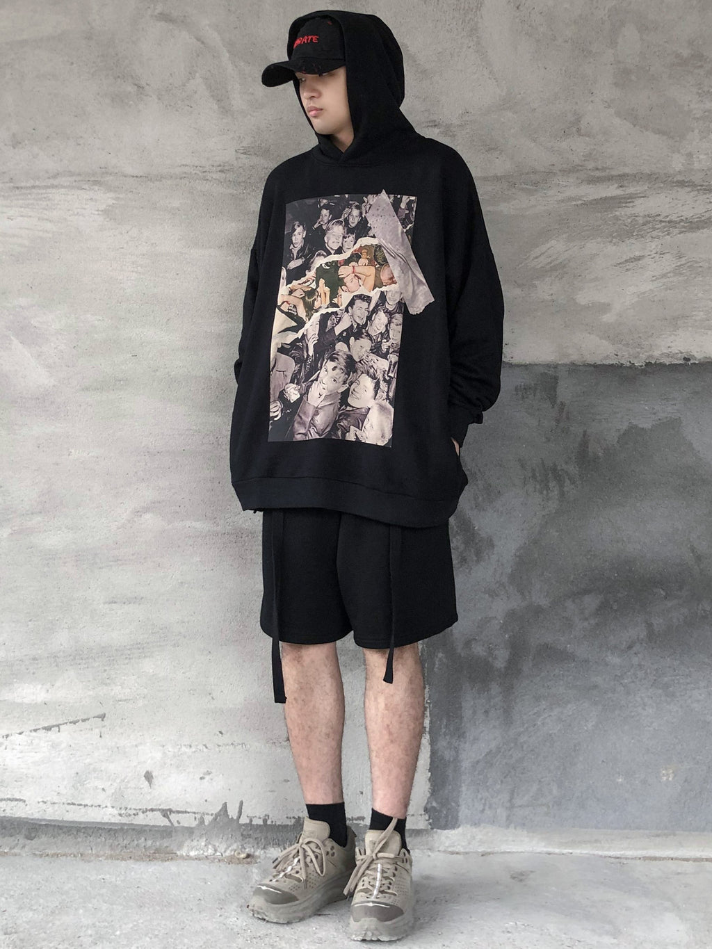 Retro Hip-Hop Hooded Sweater